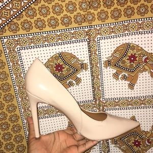 Steve Madden nude heels.